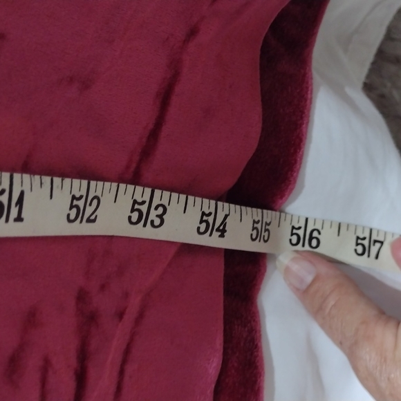 Vintage Gilligan & O Malley velour gown/robe, sz medium - Picture 11 of 12
